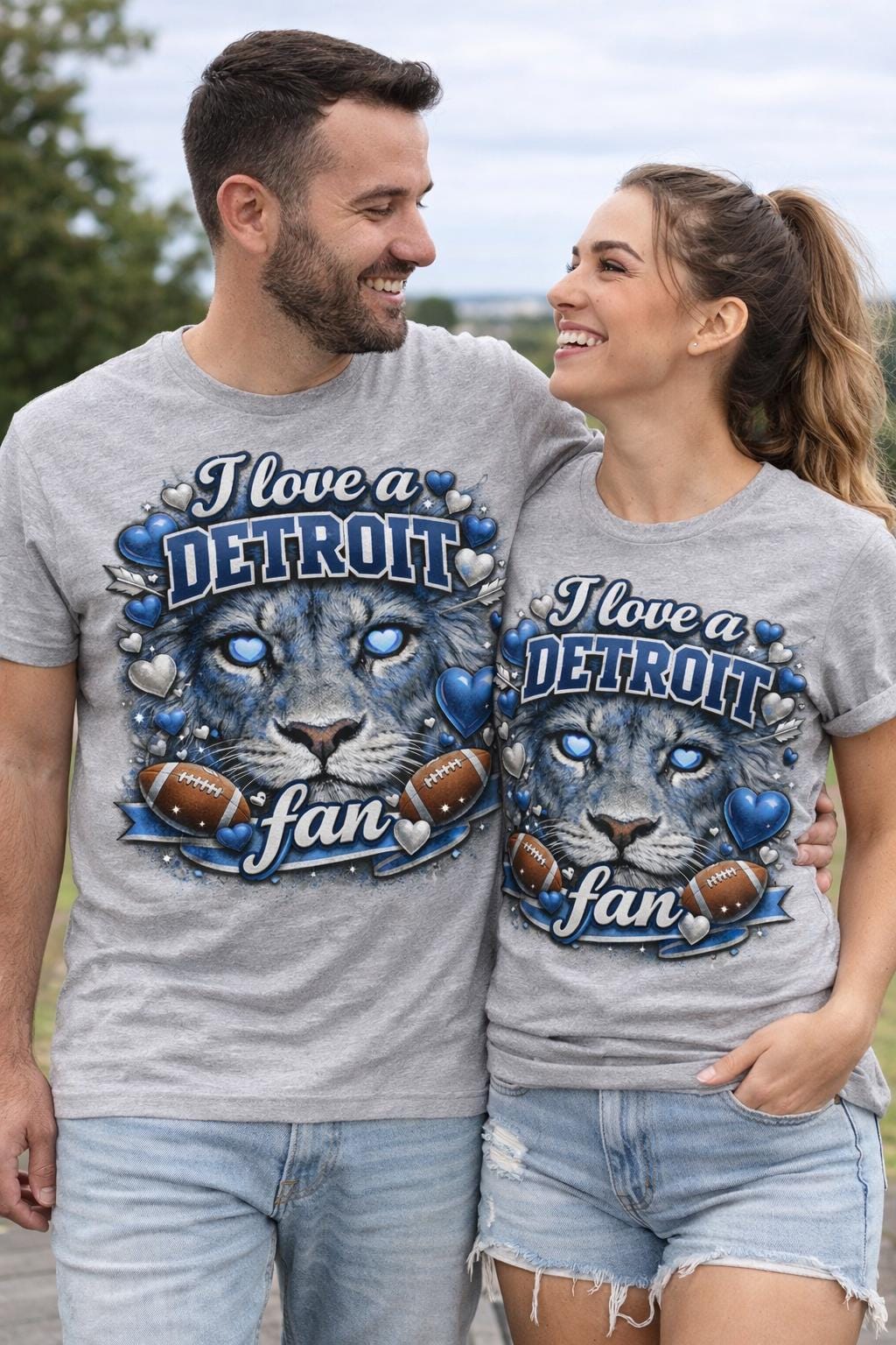 I Love a Detroit Fan T-Shirt