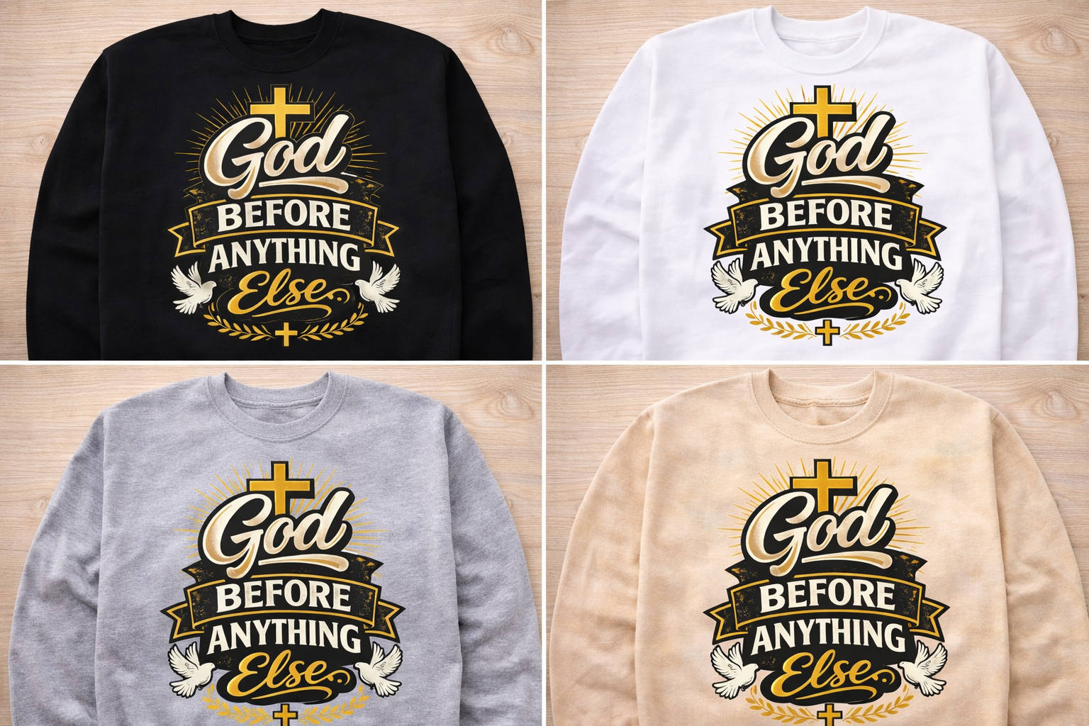God First Christian Apparel | Hoodie, Crewneck, T-Shirt Faith Clothing
