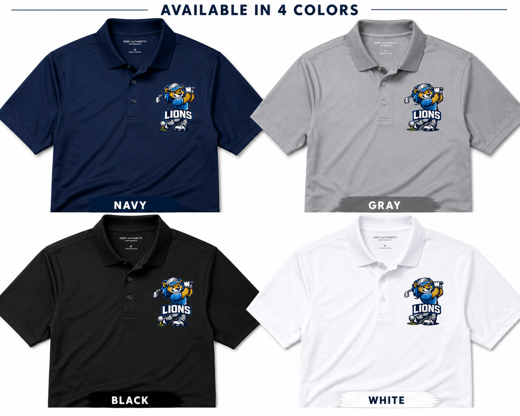 Lion Golfer Performance Polo | Premium Golf Polo