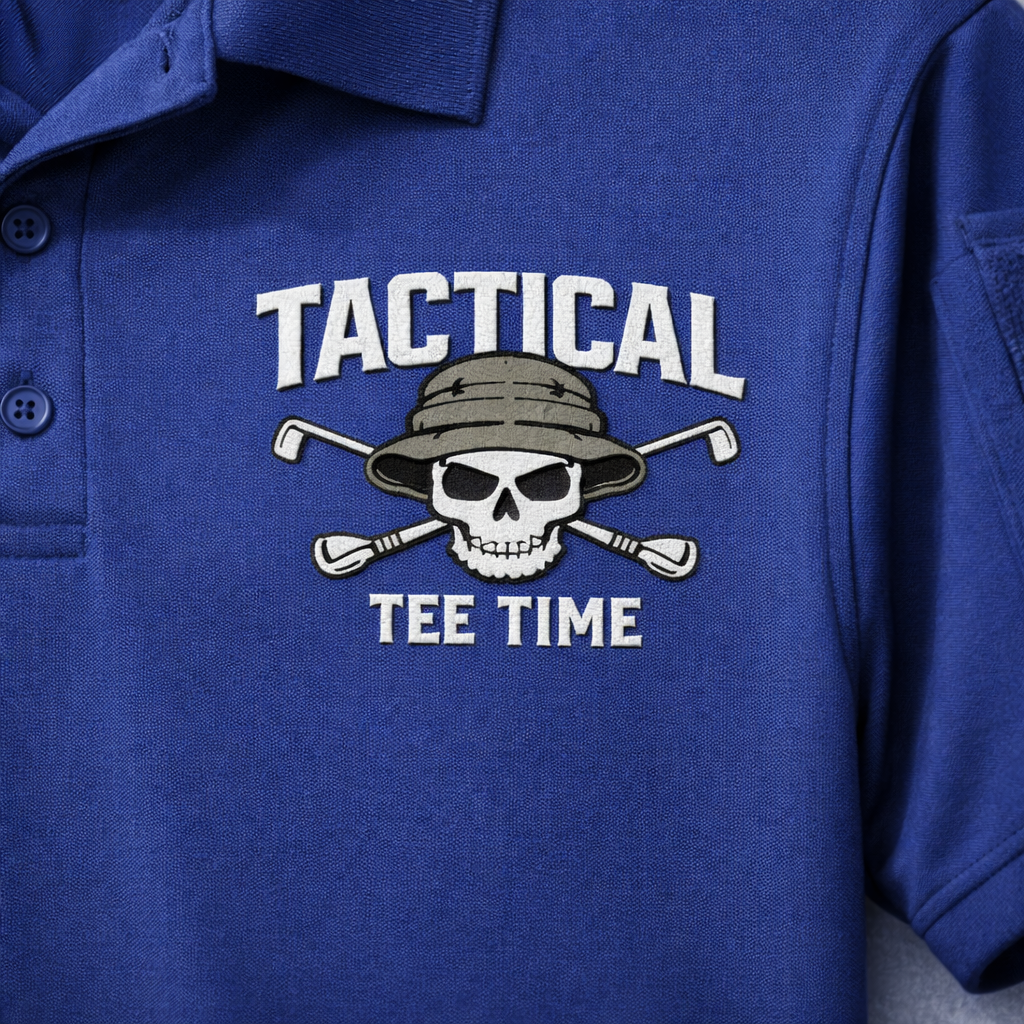 Tactical Tee Time Golf Polo | Veteran Military Apparel