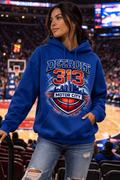 Basketball Inspired Apparel | 313 Motor City T-Shirt & Hoodie
