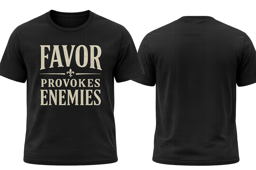 Favor Provokes Enemies | Christian Faith Graphic T-Shirt | Inspirational Unisex Tee