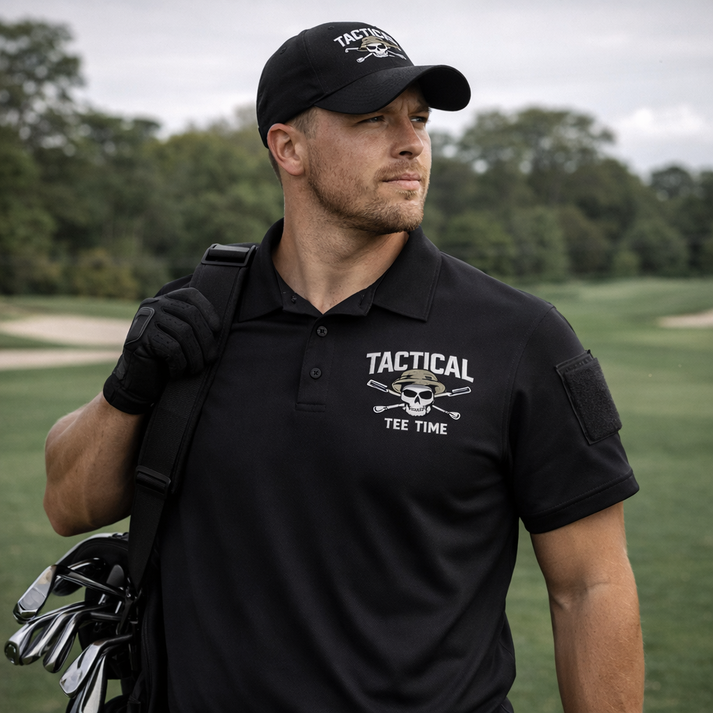 Tactical Tee Time Golf Polo | Veteran Military Apparel