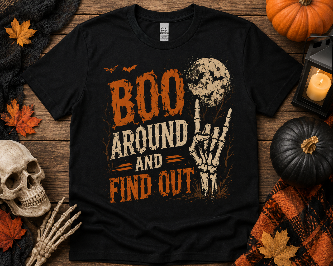 Boo Around and Find Out | Funny Halloween Graphic Apparel