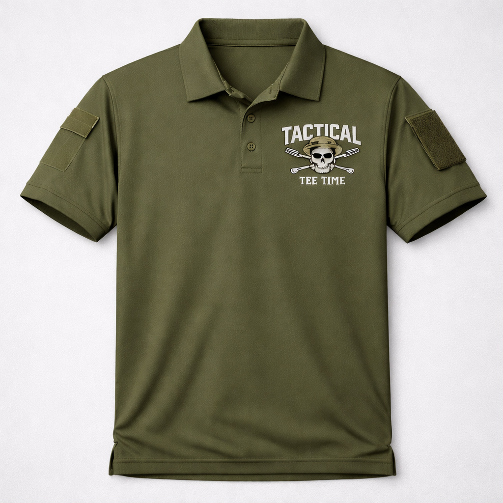 Tactical Tee Time Golf Polo | Veteran Military Apparel