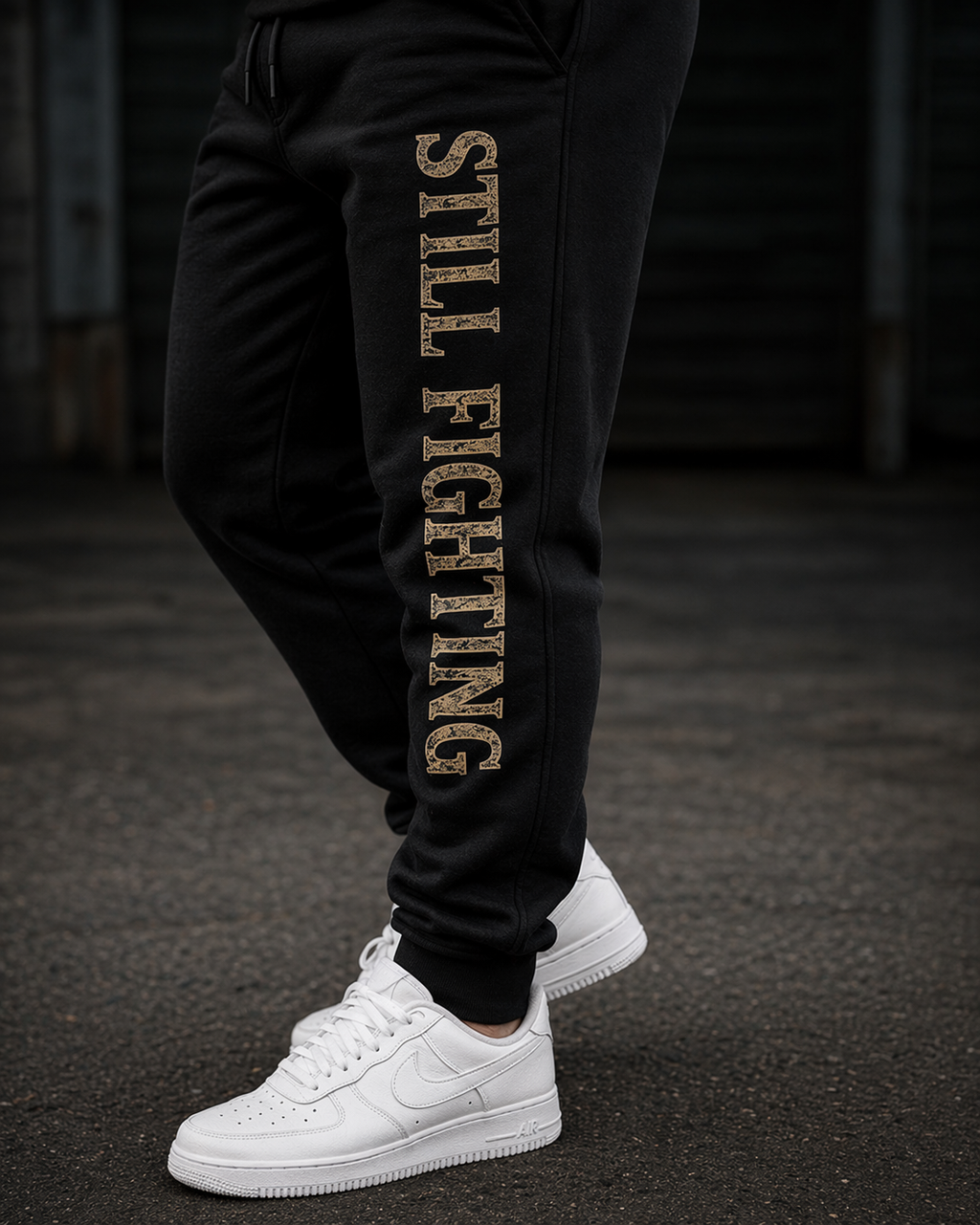 Veteran Sweatsuit Set | STILL FIGHTING Hoodie & Joggers | Military PTSD Awareness | Veteran Owned Apparel | Full Set Outfit