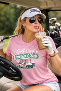 Golf Cart Gossip Club Shirt | Women's Funny Golf Apparel