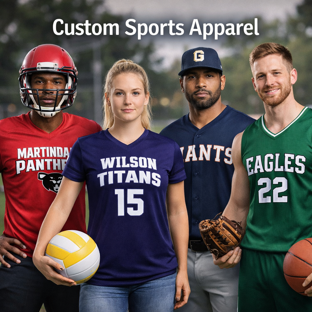Custom Apparel Orders | Teams, Businesses, Churches, Events & Personal Designs | T-Shirts, Hoodies & More