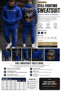 Veteran Sweatsuit Set | STILL FIGHTING Hoodie & Joggers | Military PTSD Awareness | Veteran Owned Apparel | Full Set Outfit