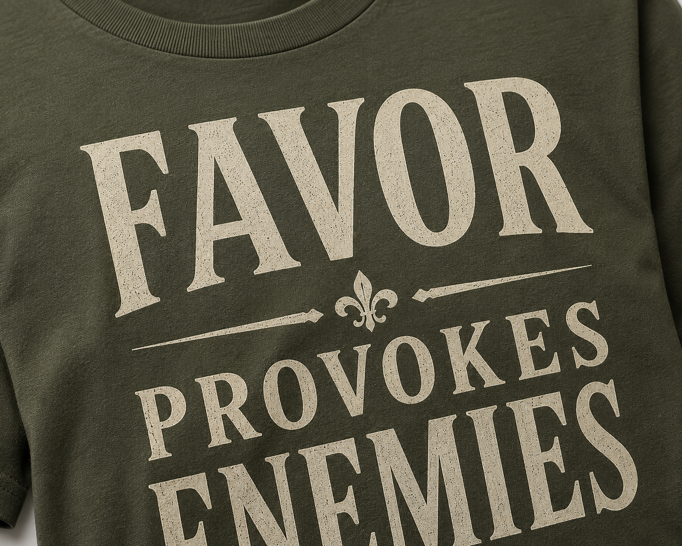 Favor Provokes Enemies | Christian Faith Graphic T-Shirt | Inspirational Unisex Tee