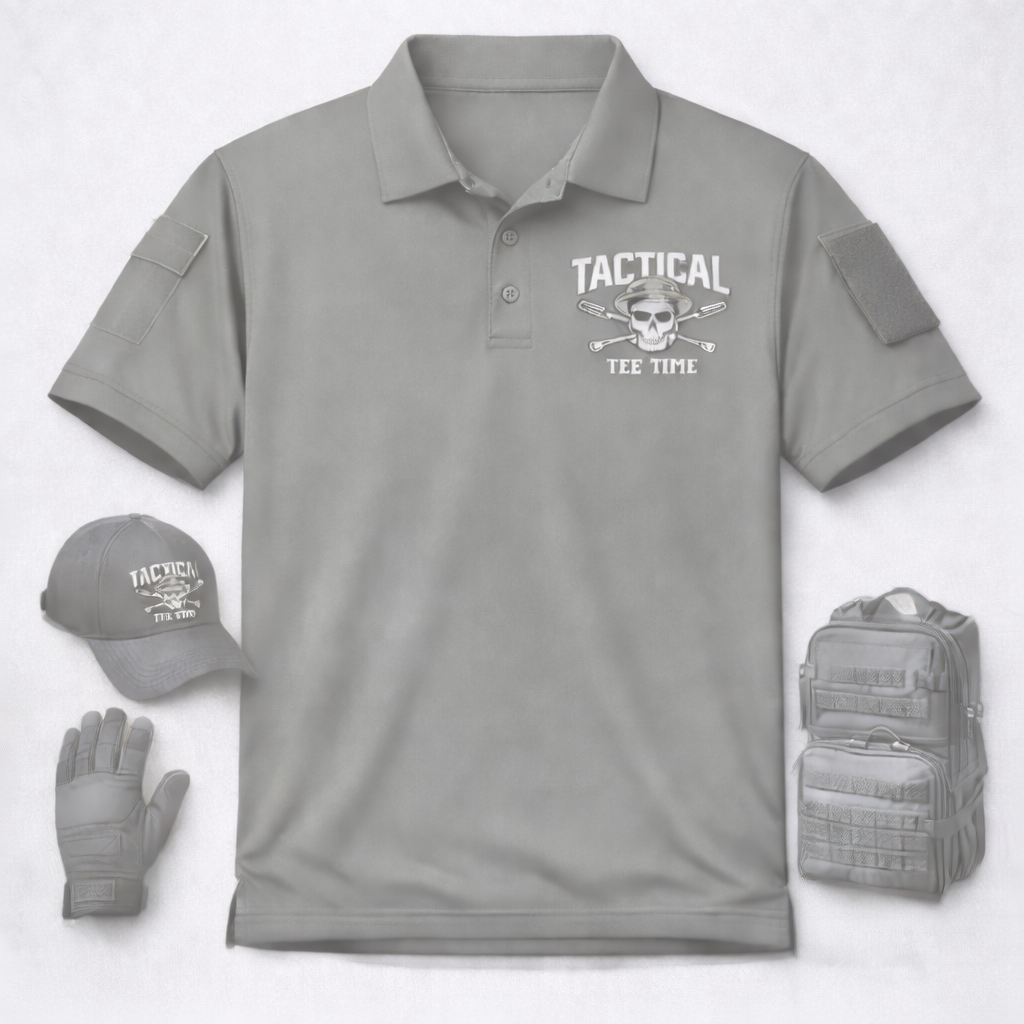 Tactical Tee Time Golf Polo | Veteran Military Apparel